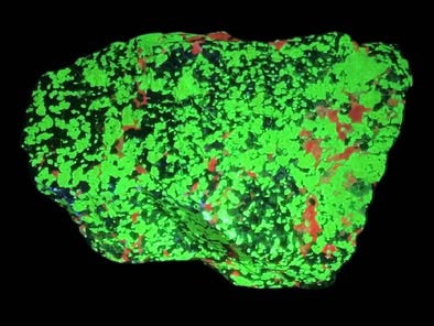 Willemite/Calcite  ---  Franklin New Jersey Collected. RARE