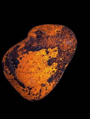 Authentic Lake Erie Fluorescent Sodalite aka NEOLite, Yooperlite, Emberlite